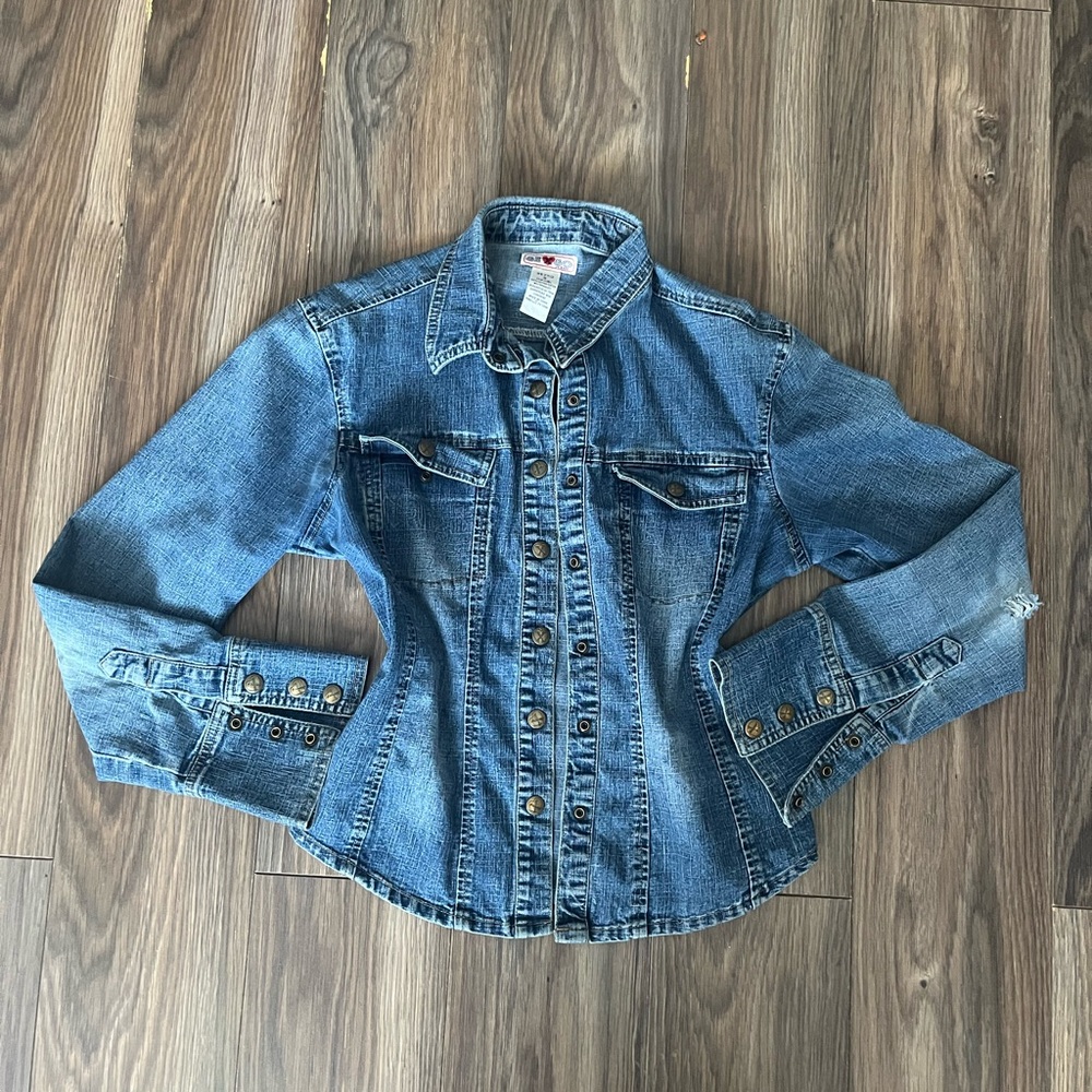 Classic Blue Denim Jacket for Women